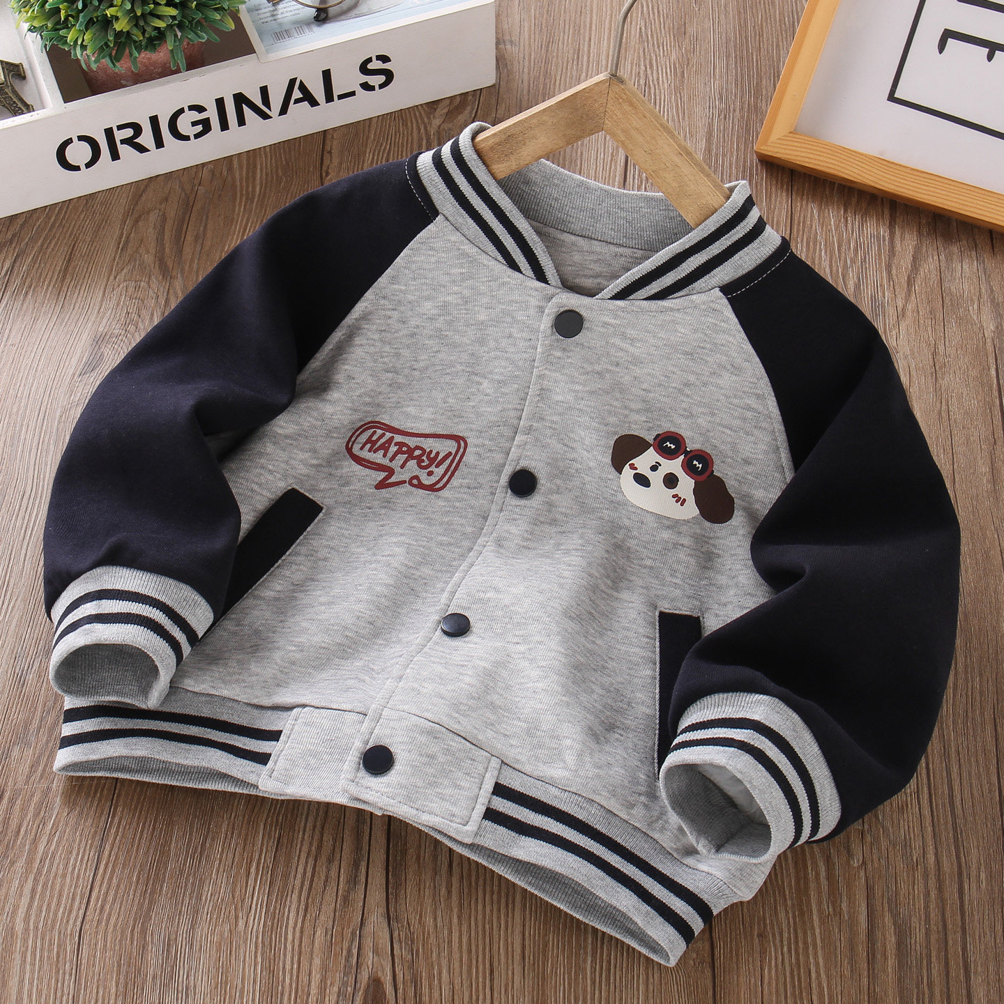 男童棒球服外套春秋款儿童拼色夹克卡通动物立领中小童薄款休闲风,童装/婴儿装/亲子装,普通外套,淘宝优惠券,粉丝福利购,淘宝优惠卷