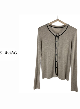 REINE WANG 复古经典密织工艺小香风款设计针织衫