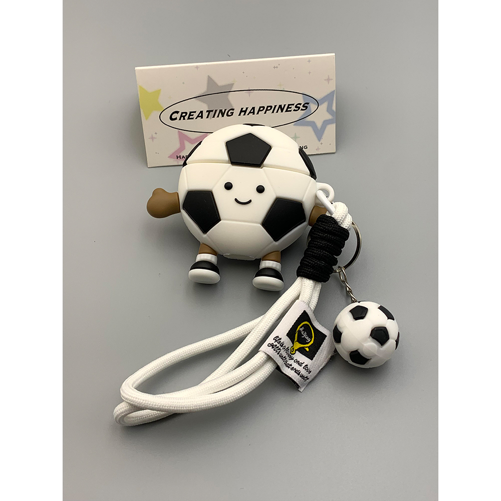 jellycat超萌可爱足球小子适用苹果AirPods4代耳机壳AirPodsPro二代软AirPods1/2硅胶壳pro2防摔套3代男女款