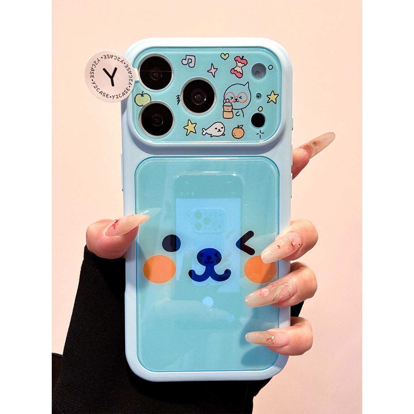 人气超火可爱卡通橙汁酷儿适用iPhone17promax手机壳滴