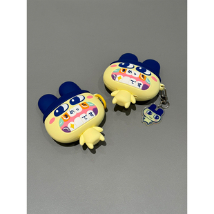 新款可爱呲牙拓麻歌子麻美吉适用AirPodsPro三代耳机壳苹果无线蓝牙AirPods4代软Pro3代硅胶1/2/3代防摔Pro2