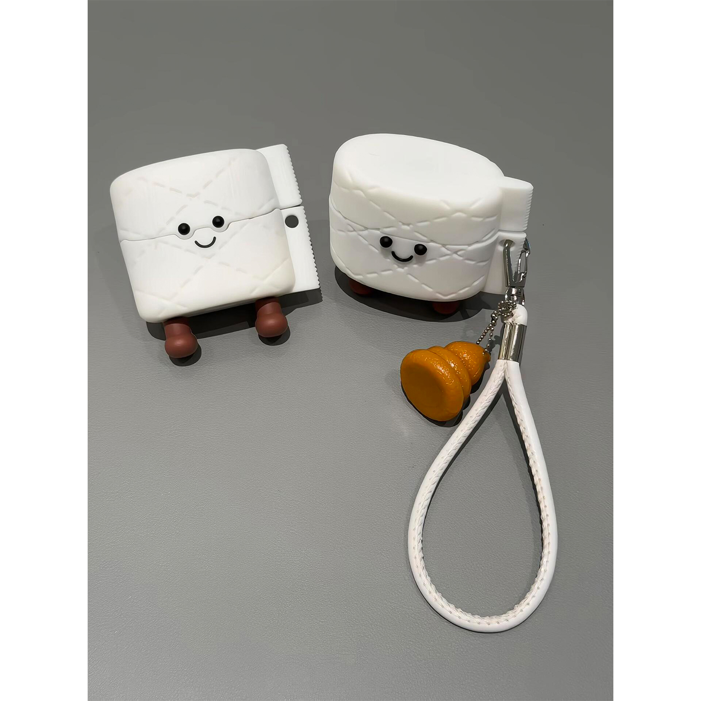 jellycat萌系可爱厕纸卷筒纸适用华为pro4蓝牙freebuds7i/6i耳机壳软freeclip2/5i硅胶Pro3保护se3防摔SE2女