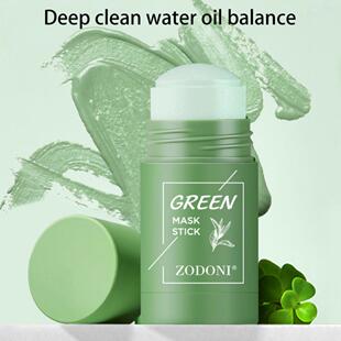 Green Tea Mask Solid Face Mask Stick Oil Control Moisturizin