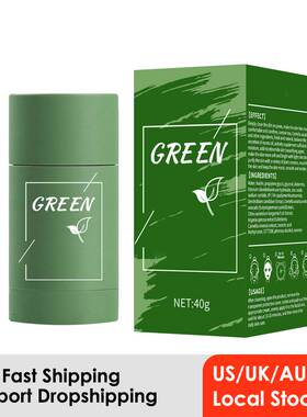 Green Tea Mask Stick Blackhead Remover Clay Face Mask Oil Co