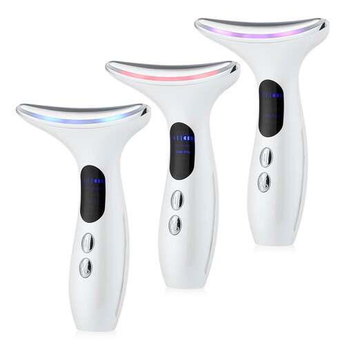 Microcurrent Face Neck Beauty Device LED Photon Firming Reju