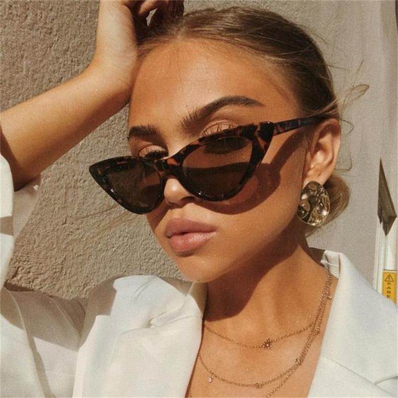 2019cat eye for women fashion sunglasses woman vintage retro图片