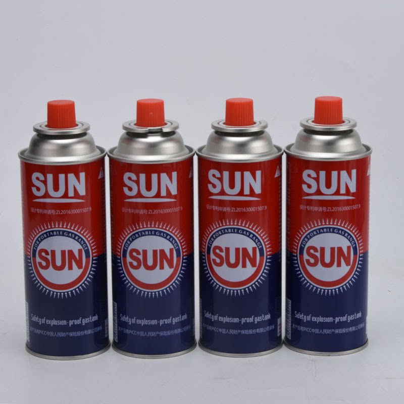 包邮韩国脉鲜sun 液化气火锅卡式炉气罐户外便携式长气瓶 卡式气