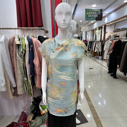 年轻洋气减龄夏季妈妈装新中式国风真丝缎小衫斜襟盘口无袖女上衣