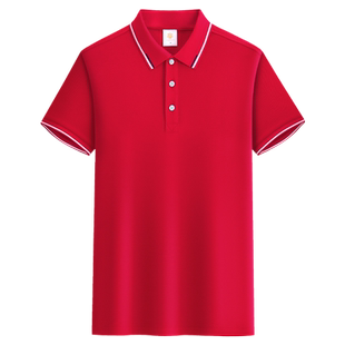 高端工作服t恤定制夏季工装短袖纯棉工衣polo衫文化衫衣服印logo