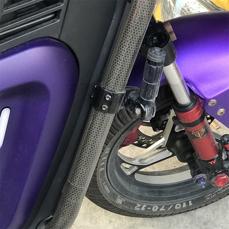 防锈防滑加厚款小牛电动车U+b U+a UQi+ U+ 折叠脚踏前后儿童搁脚