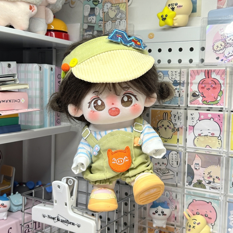 20cm棉花娃娃衣服公仔玩偶换装着替可爱超萌原创无属性现货背带裤
