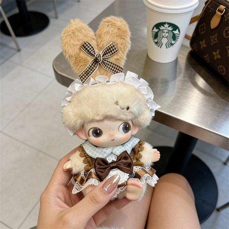 Dimoo新生日记娃衣潮玩公仔替换装dimoo衣服咖啡小兔娃衣可爱超萌,模玩/动漫/周边/娃圈三坑/桌游,潮玩娃衣,淘宝优惠券,粉丝福利购,淘宝优惠卷