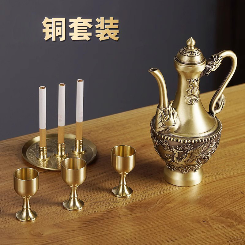 黄铜供水杯供杯佛前净水杯敬茶杯