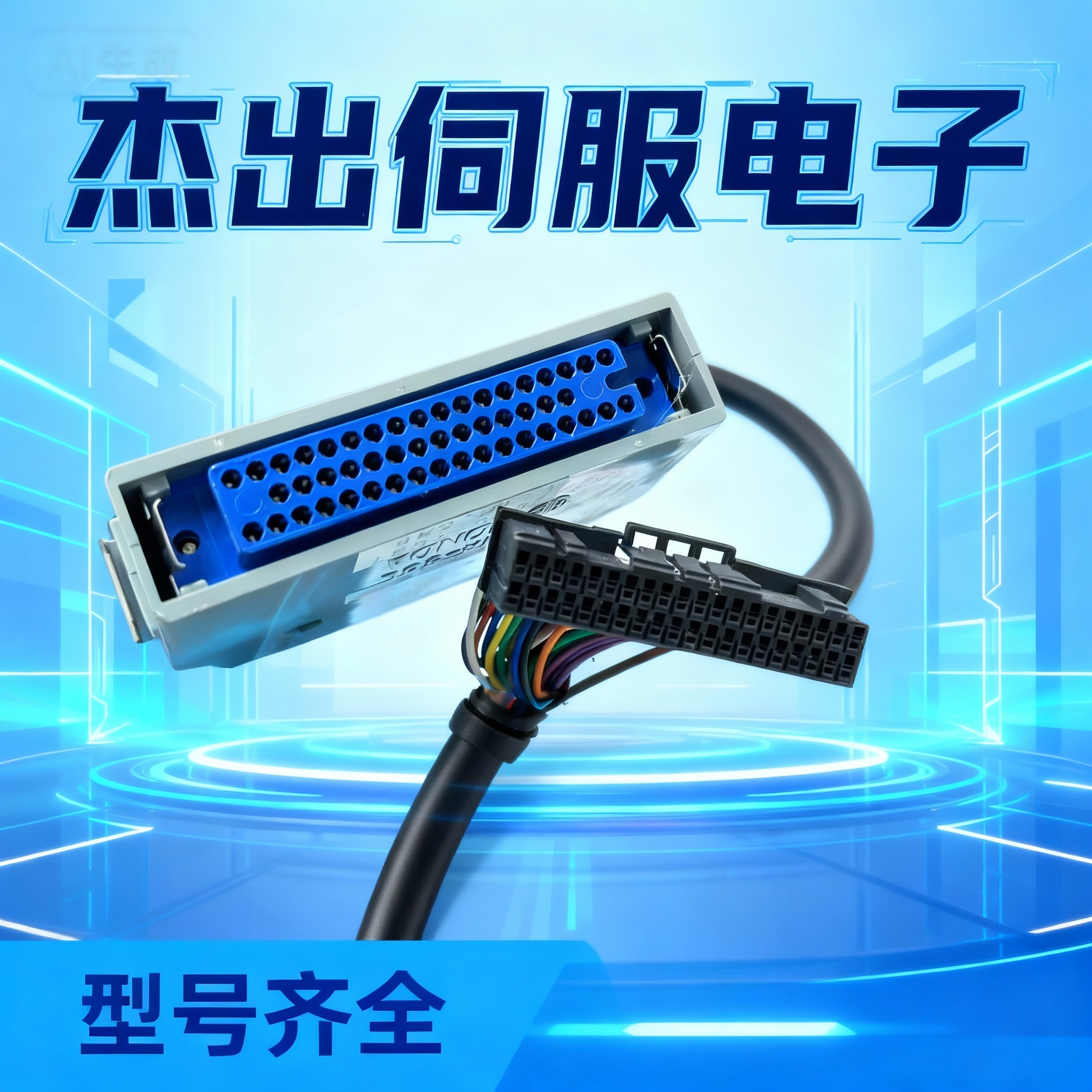 发那科机器人IO通讯线CRMA15 2006-T686控制线 R-30iB  40P连接线