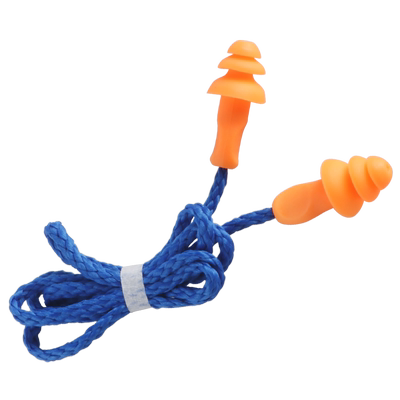 3m1270防噪音耳塞工业车间机械工作隔音降燥睡眠圣诞树型硅胶带线