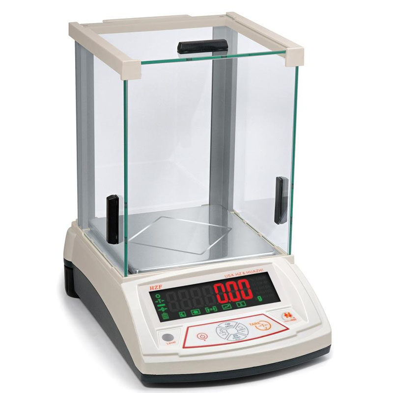 华志充电HZF电子天平3kg/3000g/0.01g方盘报警珠宝秤精密秤电子称