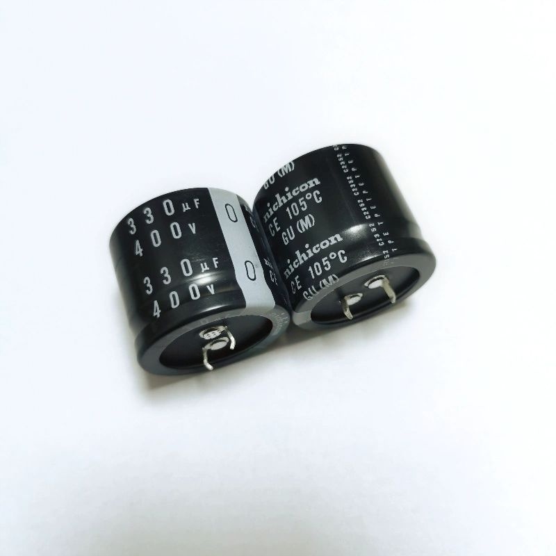 400V330UF 35X30 日本尼吉康GU 全新原装 牛角电解电容 330UF400V