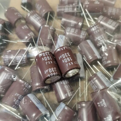 160V330UF 18X25 黑金刚KXJ 高频长寿命 原装电解电容 330UF160V