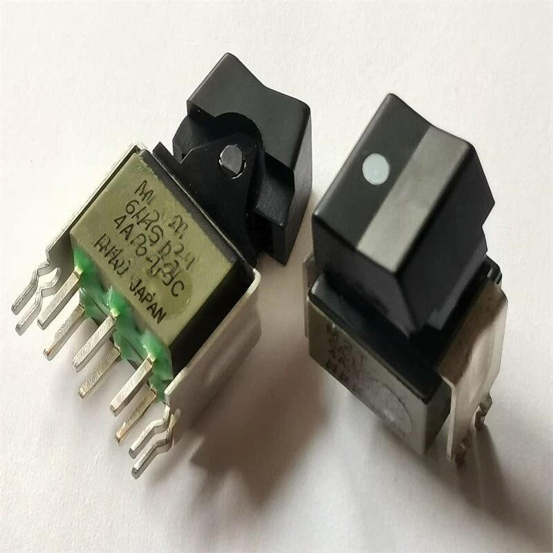 进口日本NKK日开船型开关带支架6脚2档M2T-22AKB1小头翘板M2T-22