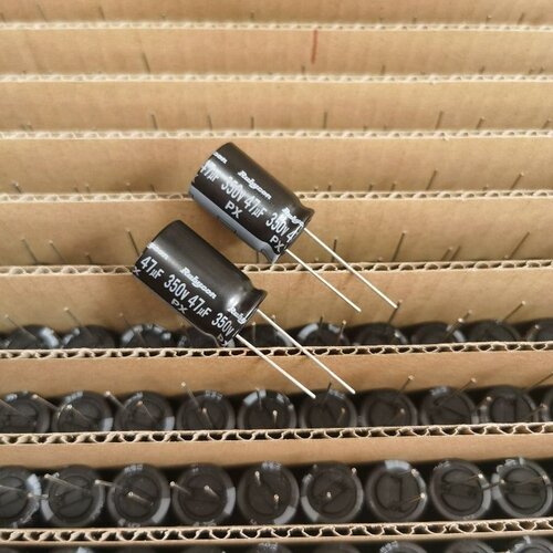 350V47UF 16X25 日本 红宝石PX 标准品 原装 电解电容 47UF350V