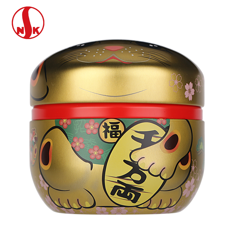 日本原产NITTOH食品级镀锡茶叶罐