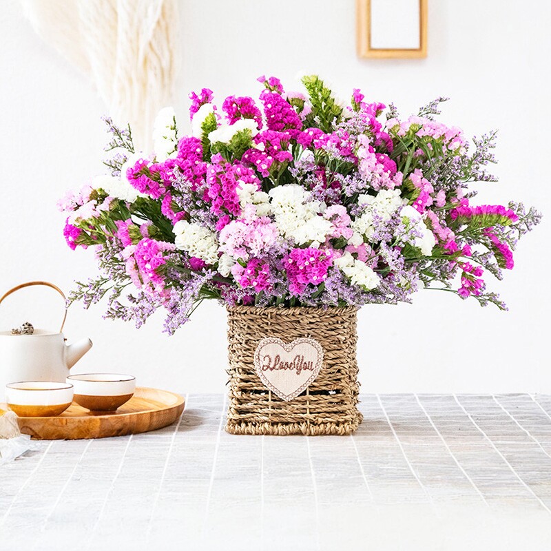 满天星干花花束花瓶摆件客厅插花干花