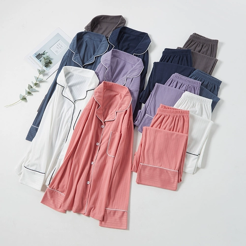 Осенняя пижама, демисезонный лонгслив для влюбленных, осенний комплект для отдыха, большой размер