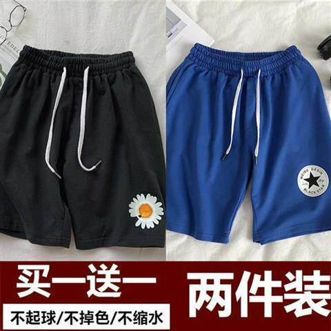 夏季工装五分短裤男ins薄款中裤子宽松直筒休闲运动5分裤bf原宿风