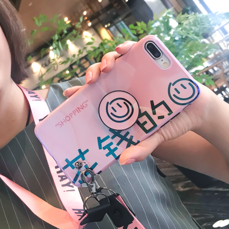 ins¶¶ÒôÍøºìͬ¿îÆ»¹ûxÊÖ»ú¿ÇÇéÂÂ7plusÅ®¿îiphone8¹è½ºÈíÌ×8plus³±ÅÆX¸öÐÔÎÄ×Ö6pÈ«°ü·Àˤ6splusÆøÄÒÖ§¼Ü¹ÒÉþ