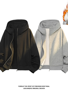 2025 HW25862加绒 白底大码奥利绒连帽卫衣M-5X HW25963-特P65