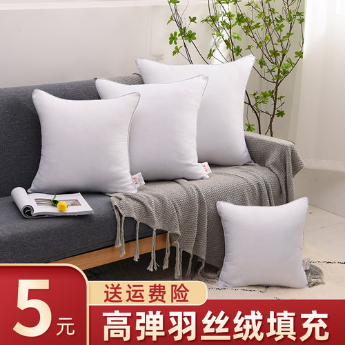 羽丝绒沙发抱枕芯抱枕定制尺寸