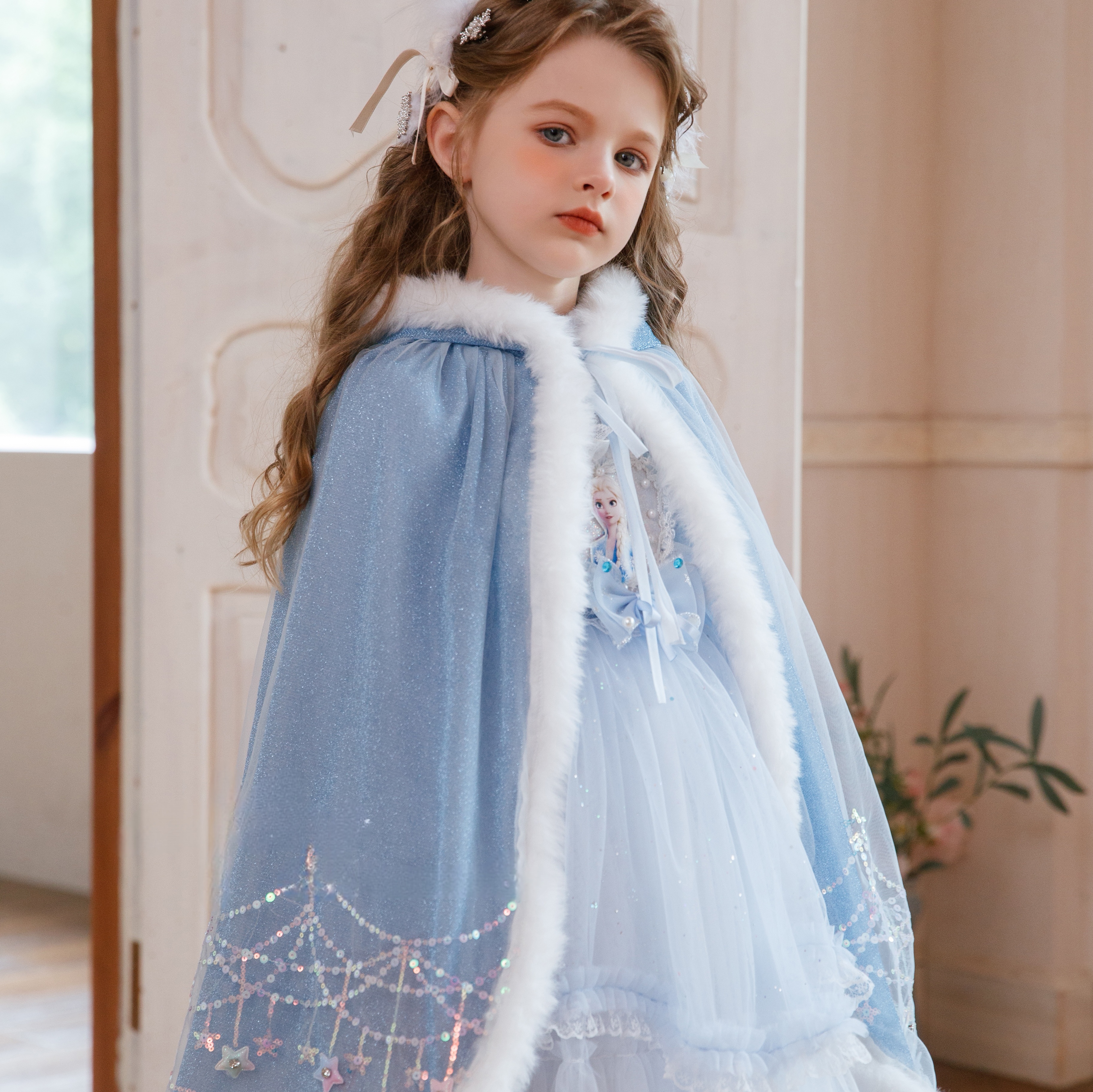 女童连衣裙秋冬礼服裙