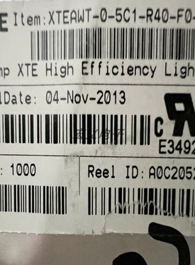 XTEAWT-0-5C1-R40-F0-0001 CREE 大功率LED 白色 4000K