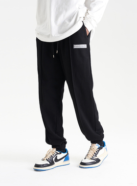 harsh and cruel基础tpu标束脚抽绳针织宽松休闲运动卫裤cleanfit