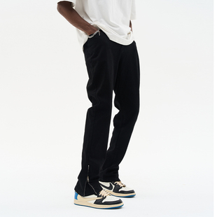 【吴海 左航】HACR丨harshandcruel高街休闲脚口拉链街头牛仔裤