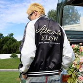 HACR harshandcruel 复古感珍珠刺绣拼色横须贺棒球运动夹克