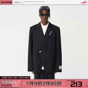 【汪苏泷】harsh and cruel领部交叉解构休闲西装cleanfit