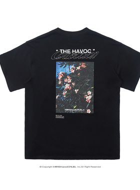 HACR丨harsh and cruel 复古街头摄影纯棉针织短袖宽松短袖T恤