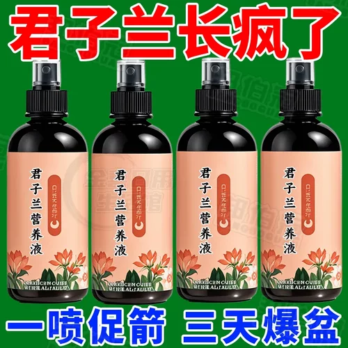 【开爆盆】君子兰专用肥促箭剂催花肥治黄叶不开花植物专用营养液