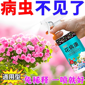 花病康植物抗菌活性剂喷雾多肉花卉通用型炭疽白粉灰霉黑斑病防治