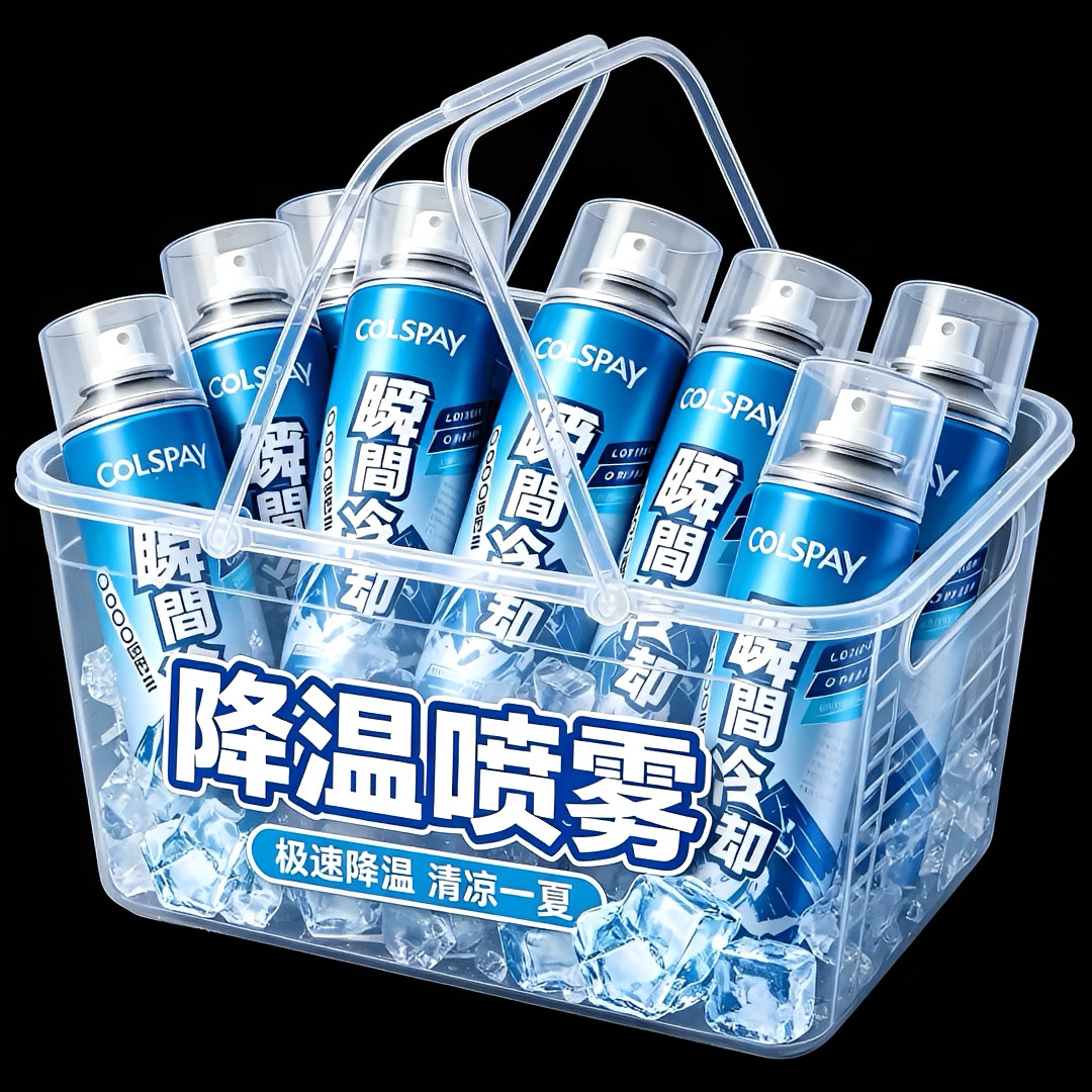 极速降温清凉喷雾物座椅车内降温