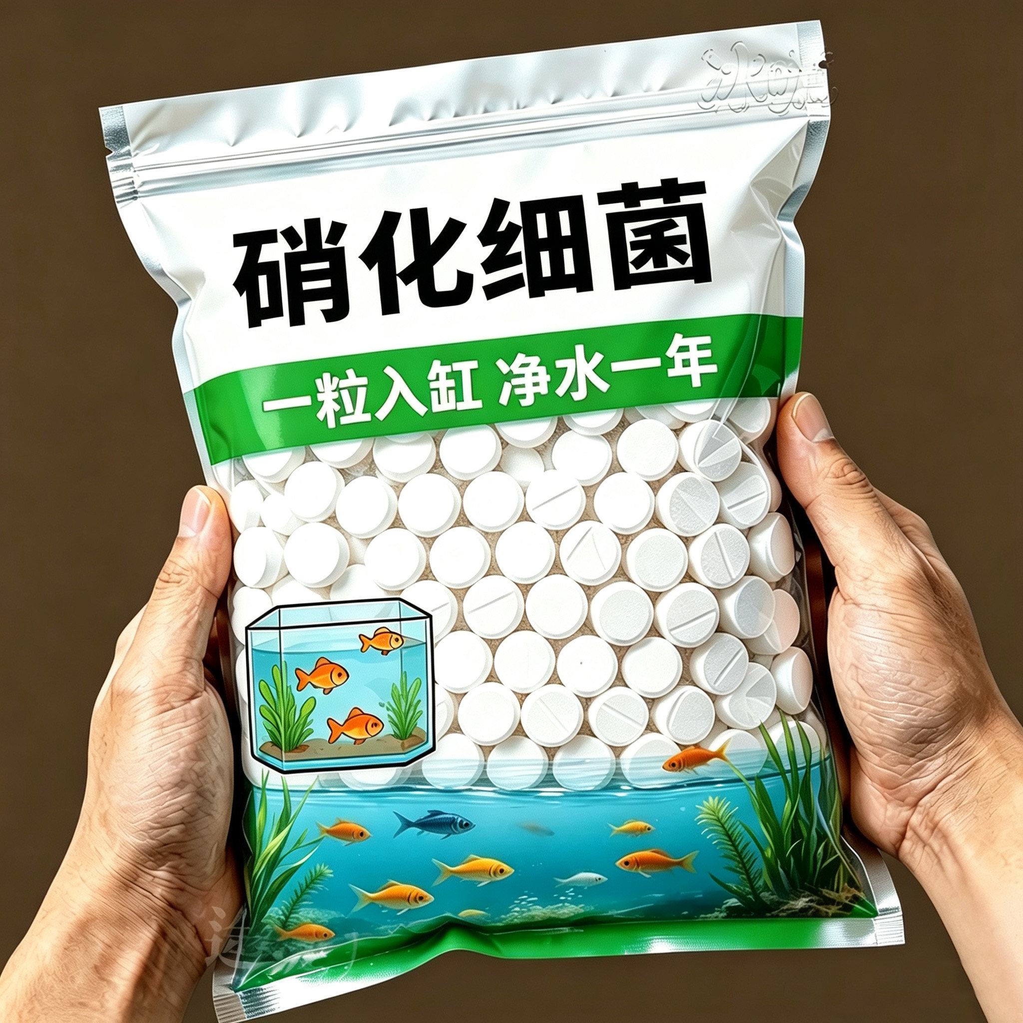 超浓缩硝化细菌鱼缸净水剂清洁去黄水绿水浑水净化水鱼缸硝化细菌