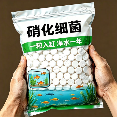 【鱼缸硝化菌片】分解粪便稳水质