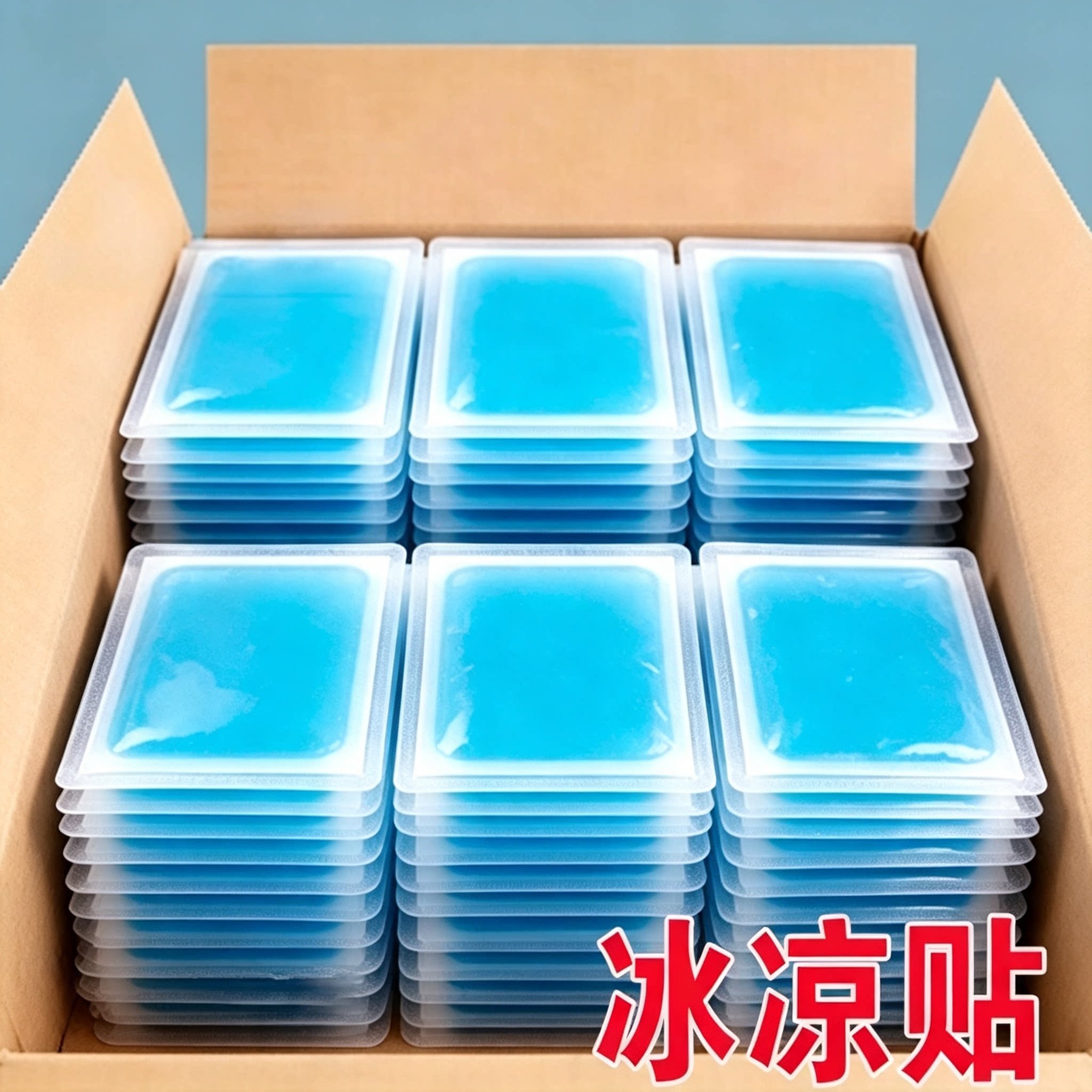酷暑不怕双倍冰爽降温贴100片