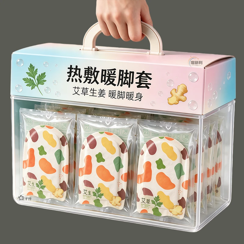 穿戴式全包发热脚套冬季热敷