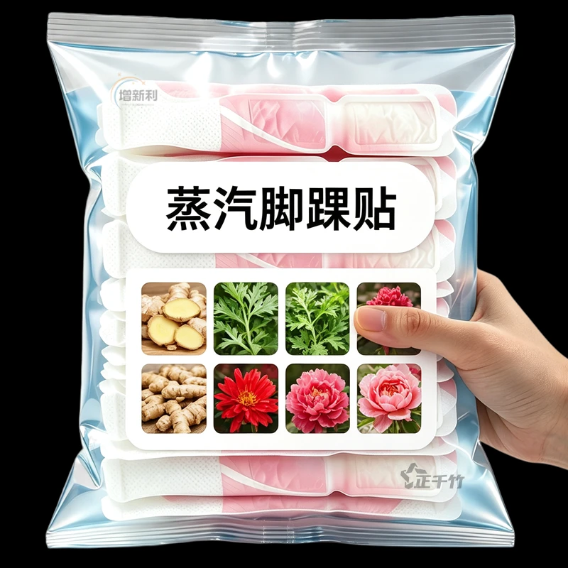 蕲艾蒸汽自发热脚踝贴