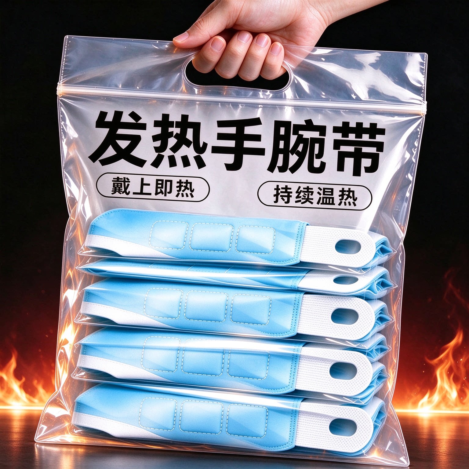 艾草生姜护腕贴蒸汽自发热手腕带舒缓腱鞘热敷贴鼠标手妈妈手