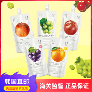 韩国直邮Delight Project魔芋水果冻苹果葡萄李子柑橘蔬果汁低卡