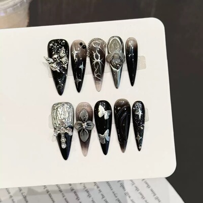 Press‑On Nails Width Reference Chart for Five Fingers
