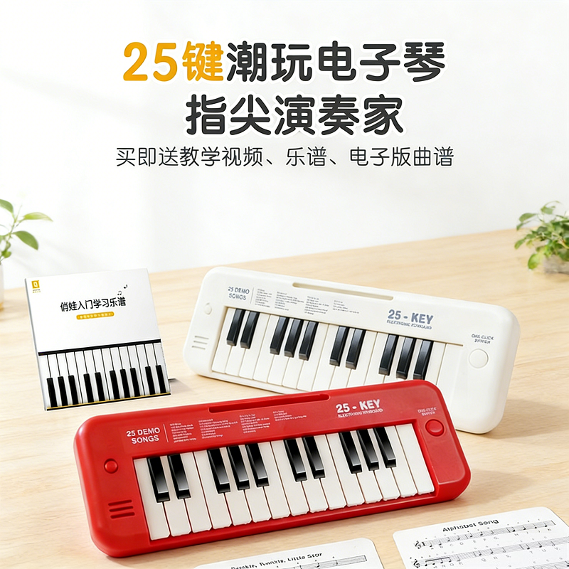 俏娃迷你口袋音乐键盘儿童电子琴可弹奏宝宝玩具早教益智钢琴乐器,玩具/童车/益智/积木/模型,电子琴玩具/儿童电子琴,淘宝优惠券,粉丝福利购,淘宝优惠卷